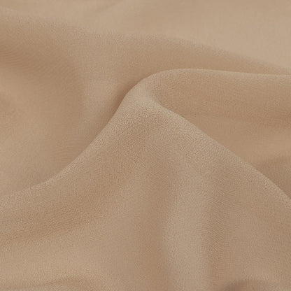 Famous Australian Designer Mushroom Viscose Georgette Detail