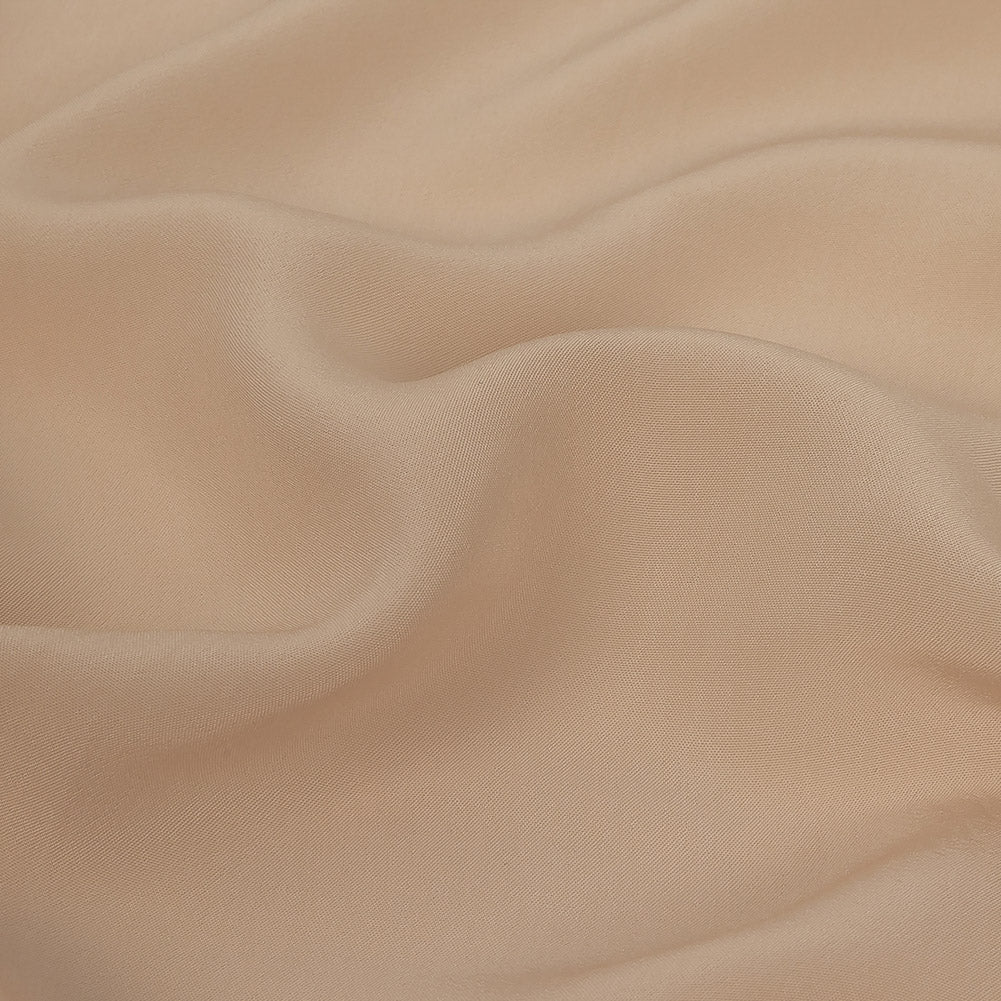 Famous Australian Designer Mushroom Crepe de Chine Viscose Lining Detail
