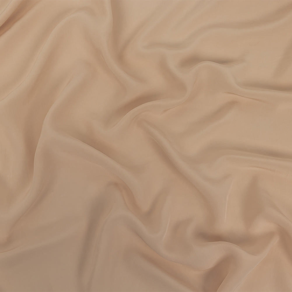 Famous Australian Designer Mushroom Crepe de Chine Viscose Lining