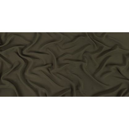 Famous Australian Designer Olive Crepe de Chine Viscose Lining Full