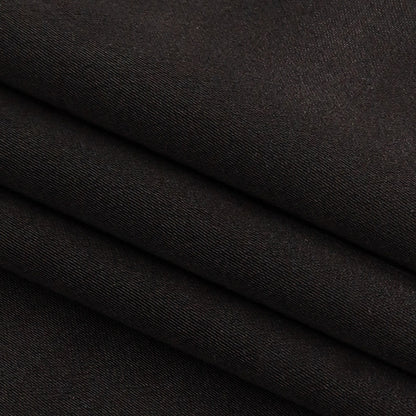 Famous Australian Designer Black Heavy Drape Viscose Sateen Folded