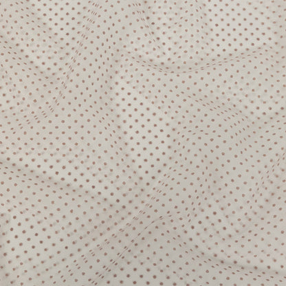 Famous Australian Designer Rustic Lilac Flocked Dots Polyester Mesh