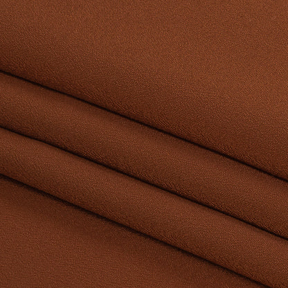 Famous Australian Designer Bronze Polyester Crepe de Chine Lining Folded