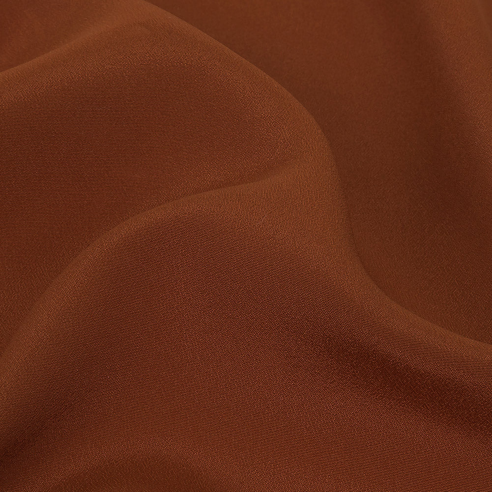 Famous Australian Designer Bronze Polyester Crepe de Chine Lining Detail