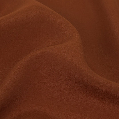 Famous Australian Designer Bronze Polyester Crepe de Chine Lining Detail
