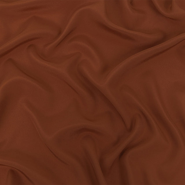 Famous Australian Designer Bronze Polyester Crepe de Chine Lining