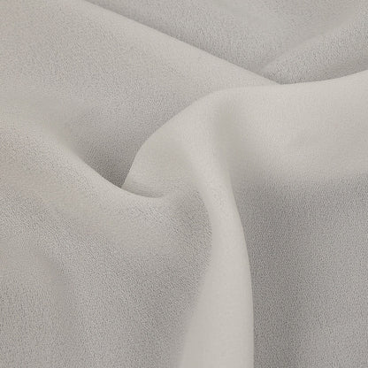 Famous Australian Designer Ivory High-Multitwist Polyester Georgette Detail