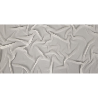 Famous Australian Designer Ivory High-Multitwist Polyester Georgette Full