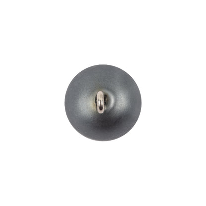 Italian Hematite Iridescent Ball Shank Back Button - 22L/14mm Detail