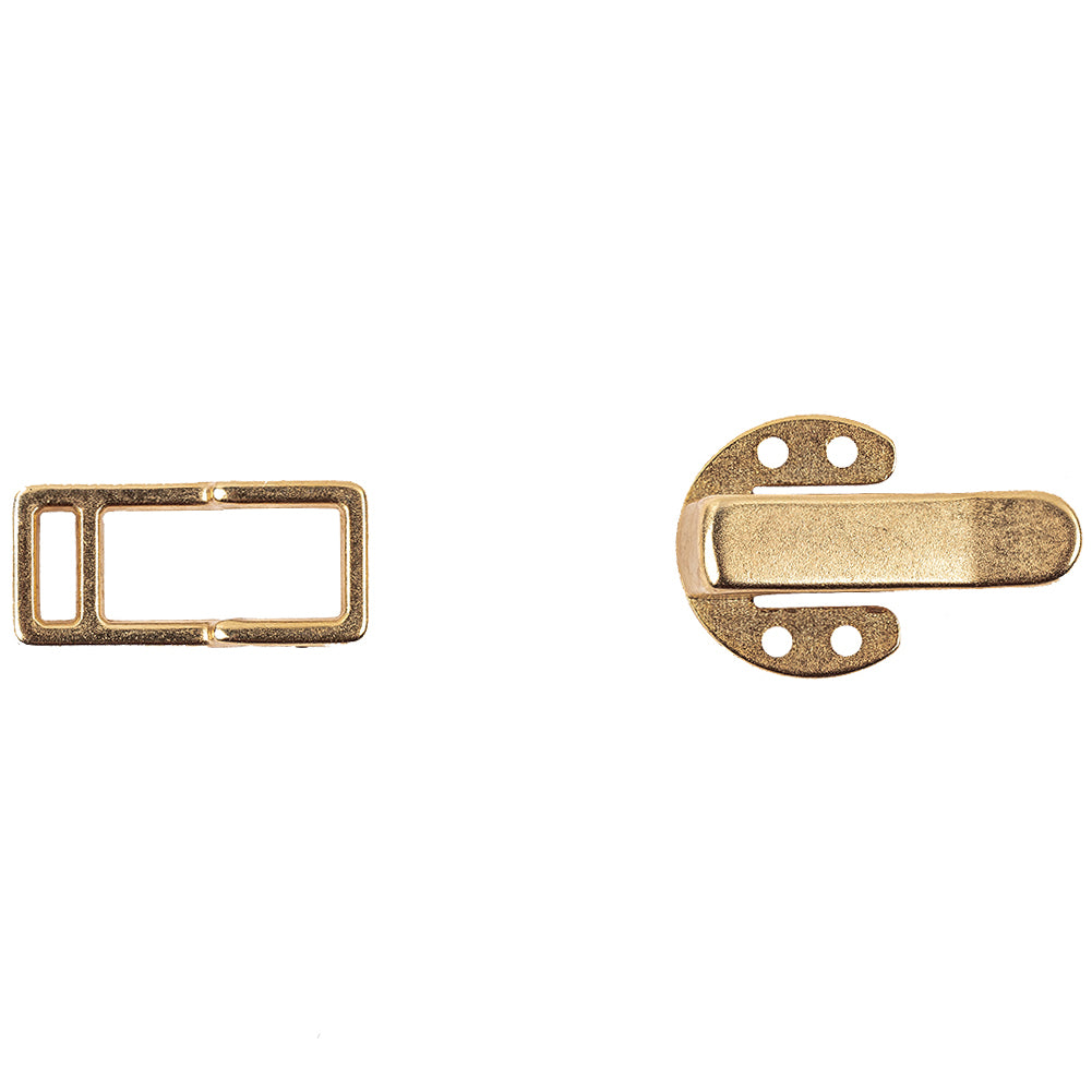 Matte Gold Petite Skinny Strap Closure - 64L/40.5mm Full