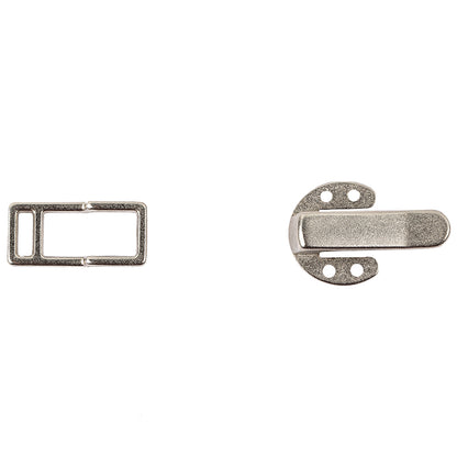 Matte Nickel Petite Skinny Strap Closure - 64L/40.5mm Full