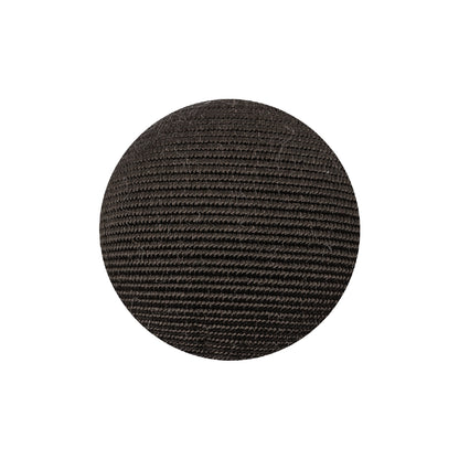 Turkish Coffee Ottoman Fabric Covered Domed Cotton Blend Sew On Button - 38L/24mm