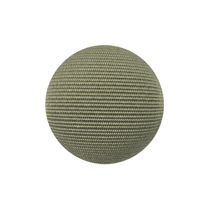 Oil Green Ottoman Fabric Covered Domed Cotton Blend Sew On Button - 38L/24mm