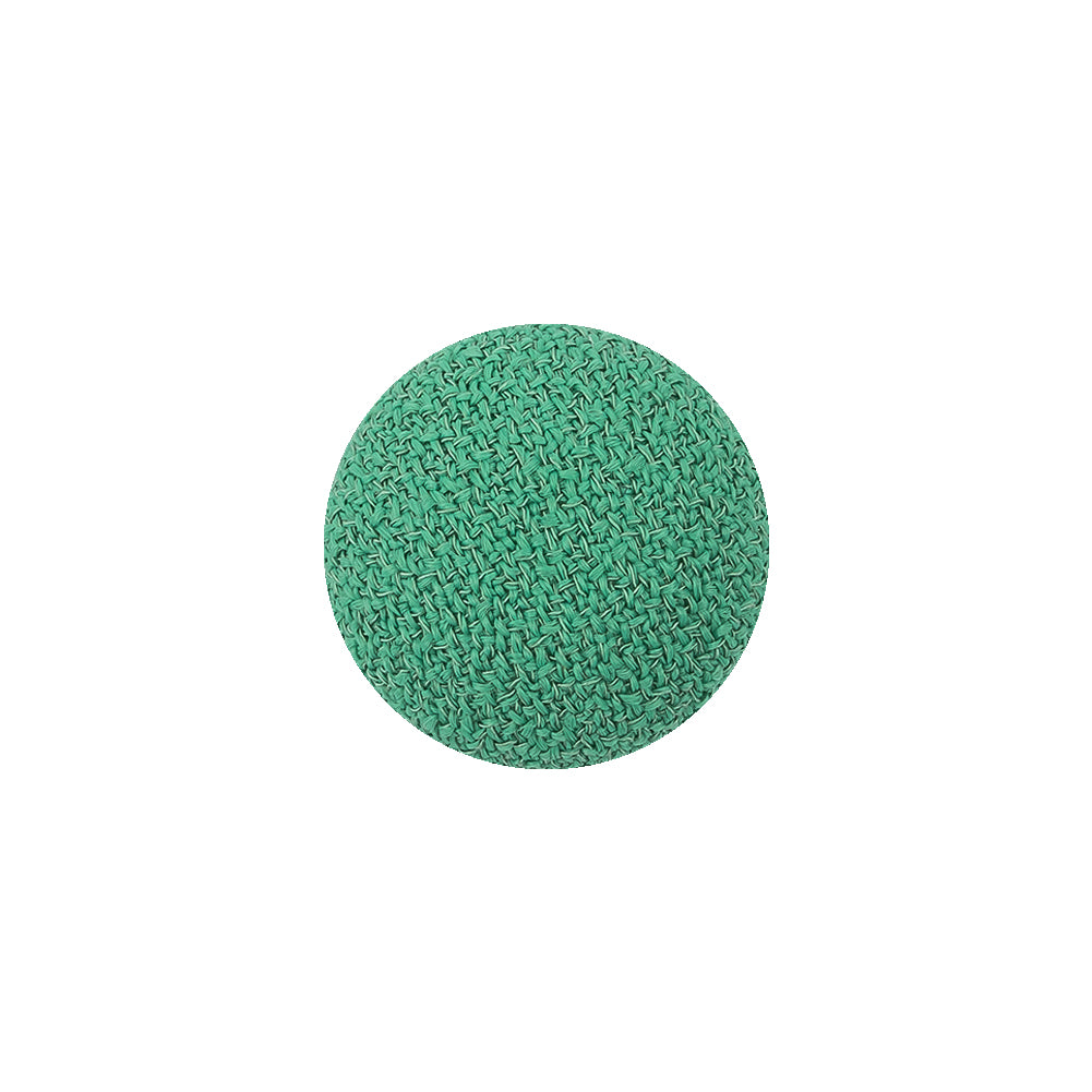 Green Pastures Creped Fabric Covered Domed Wool Blend Sew On Button