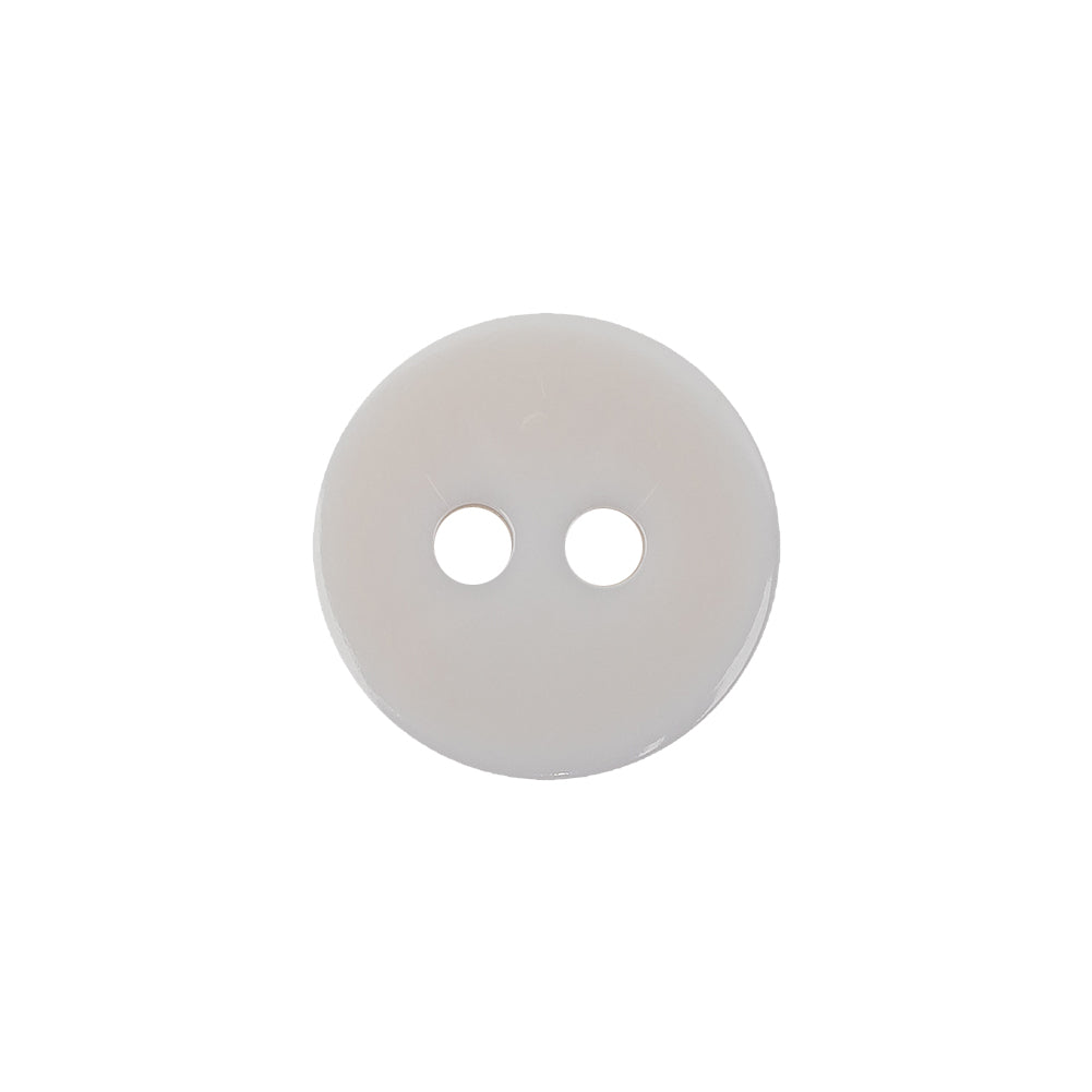 Italian Sunny Side Up and White Two Hole Plastic Button - 28L/18mm Detail