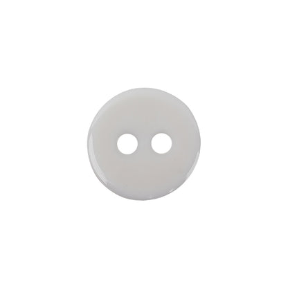 Italian Sunny Side Up and White Two Hole Plastic Button - 24L/15mm Detail