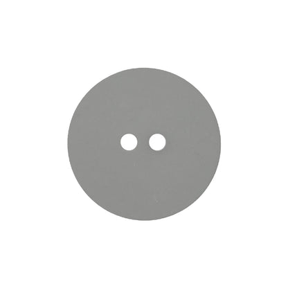 Silver Mirror Backed Two Hole Smooth Top Button - 36L/23mm Detail