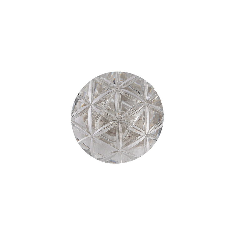 template--25130090922057__main-Italian Transparent Geometric Shank Back Dome Shaped Plastic Button - 24L/15mm