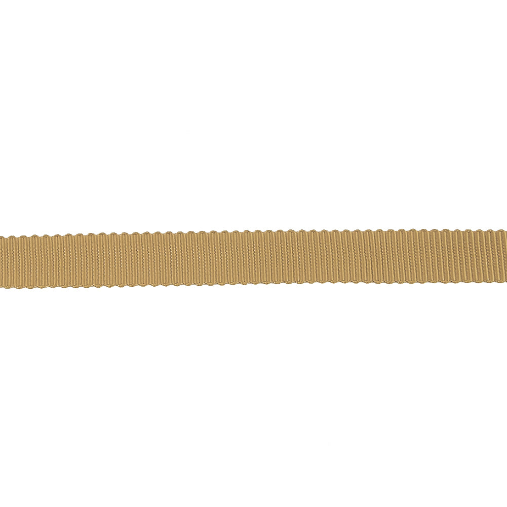 Teddy Bear Brown Petersham Grosgrain Ribbon - 0.4375" Detail