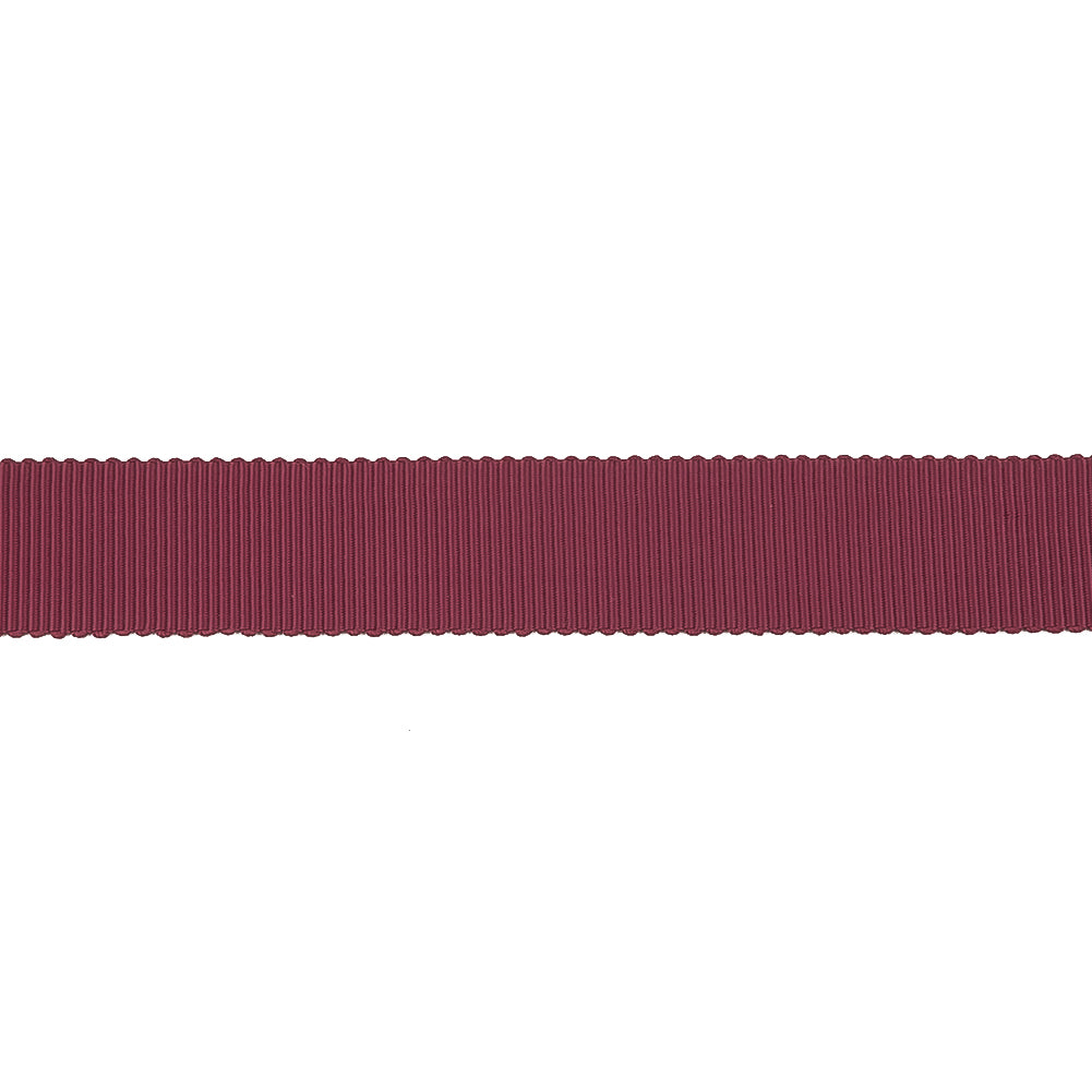 Amaranth Petersham Grosgrain Ribbon - 0.625" Detail