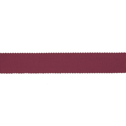 Amaranth Petersham Grosgrain Ribbon - 0.625" Detail