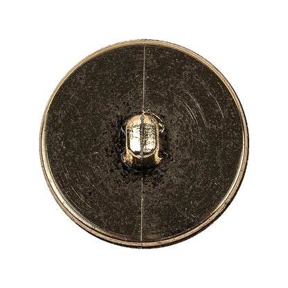 Italian Gold Plated Faux Chain Shank Back Button - 44L/28mm Detail