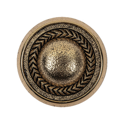 Italian Gold Plated Faux Chain Shank Back Button - 44L/28mm