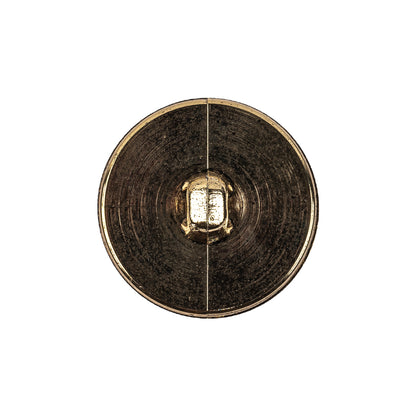 Italian Gold Plated Faux Chain Shank Back Button - 36L/23mm Detail