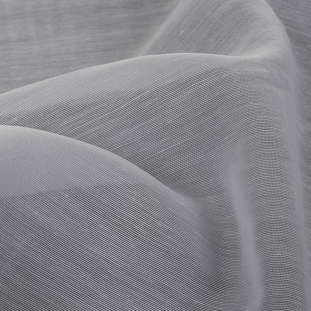 Batista de poliéster de doble ancho de 117" - Blanco nieve - Colección Diot