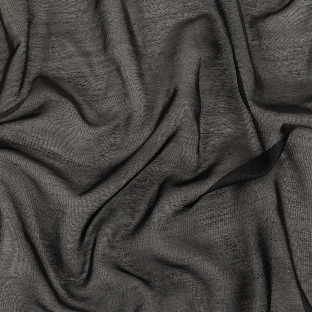 Polyester Batiste Double Wide 117" - Jet Black - Diot Collection