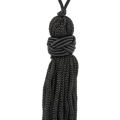 Black Cotton Tassel - 2.5" Detail