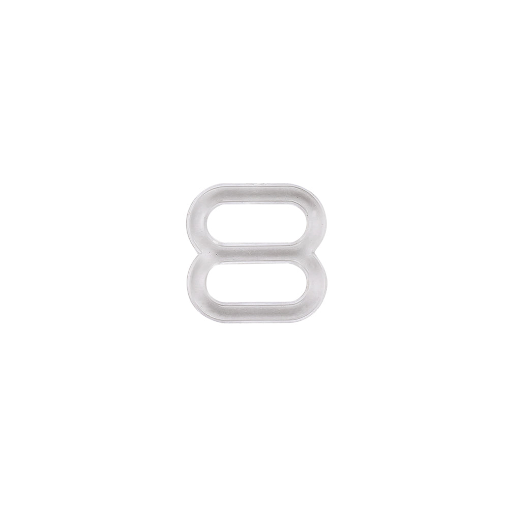 Clear Square Slider for 1/4" Strap - Set of 4