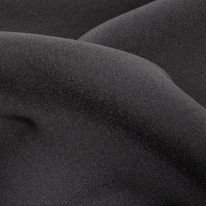 Black Stretch Polyester Woven Detail