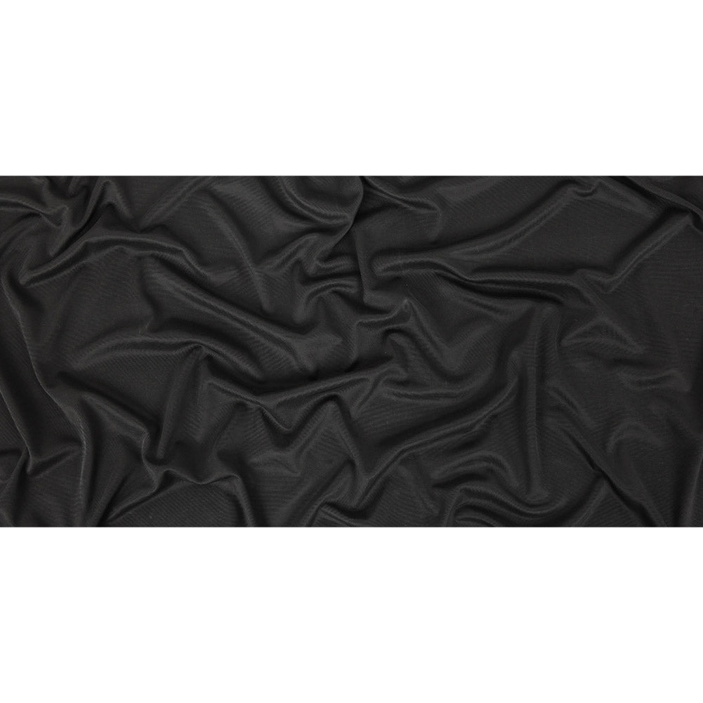 Sleek Stretch Ponte Knit - Black - Made in Italy Full