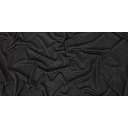 Sleek Stretch Ponte Knit - Black - Made in Italy Full
