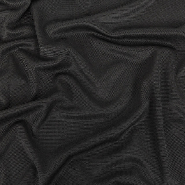 Sleek Stretch Ponte Knit - Black - Made in Italy