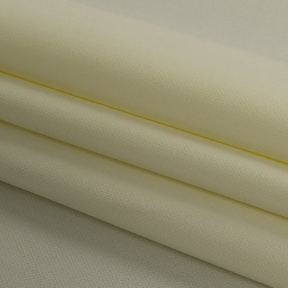 Cream Stretch Polyester Crepe Folded