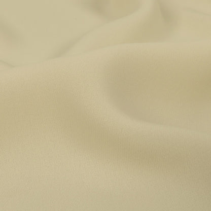 Cannoli Cream Smooth Stretch Polyester Twill Detail