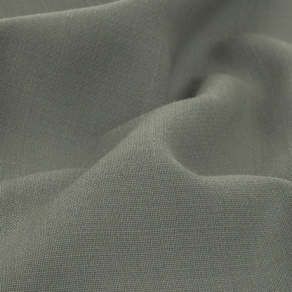 Gray Stretch Double Cloth Wool Crepe Full