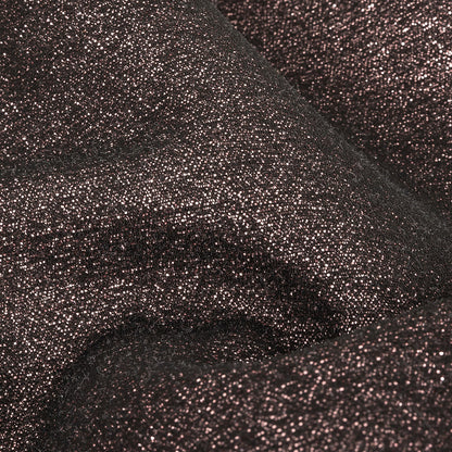 Italian Dusty Rose Metallic Cotton Suiting Detail