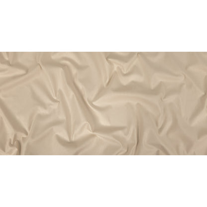 Pale Beige Mercerized Stretch Cotton Canvas Full