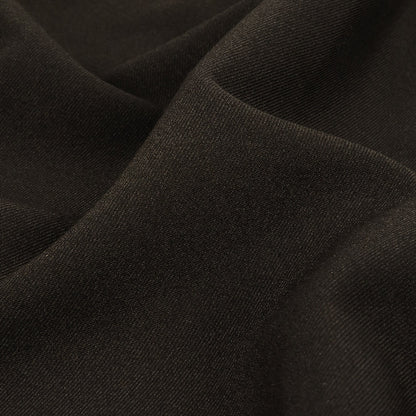 Black Stretch Polyester Twill Detail