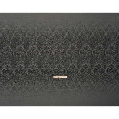 Italian Black and White Abstract Stretch Jacquard Full