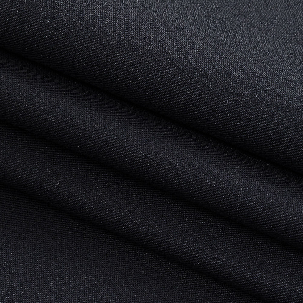 Helmut Lang Night Navy Stretch Polyester Twill Folded