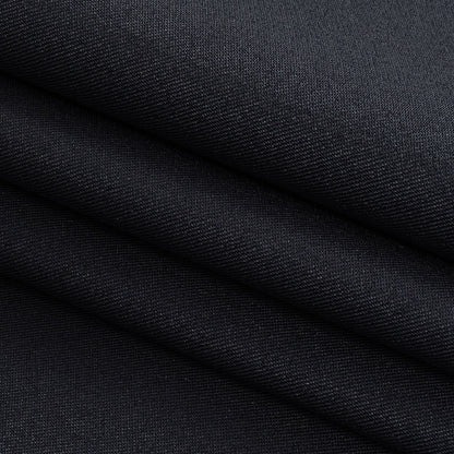 Helmut Lang Night Navy Stretch Polyester Twill Folded