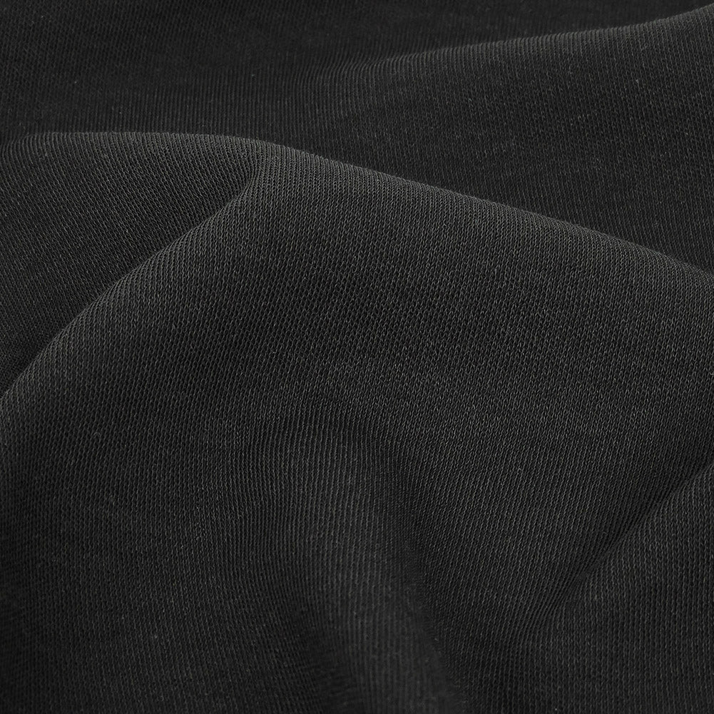 Theory Black Rayon Interlock Knit Detail