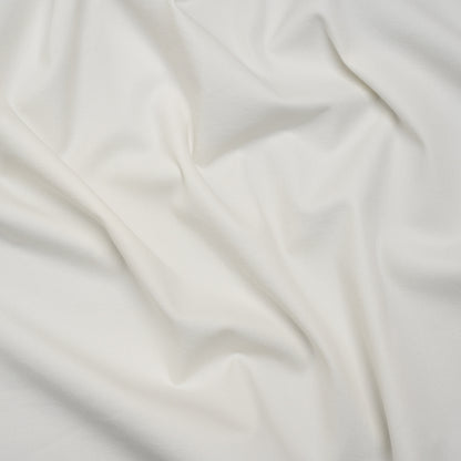 Theory Whisper White Stretch Blended Cotton Twill