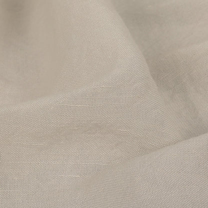 Italian Off-White Linen and Rayon Woven Detail