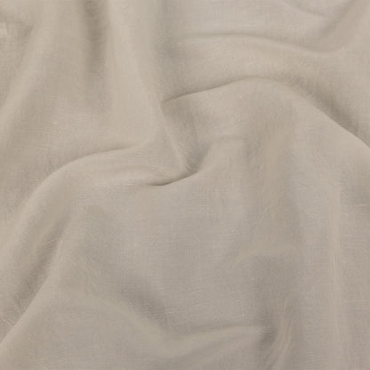 Italian Off-White Linen and Rayon Woven