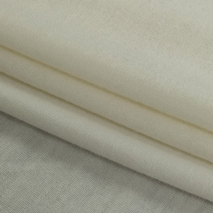 Off-White Stretch Rayon Jersey Folded